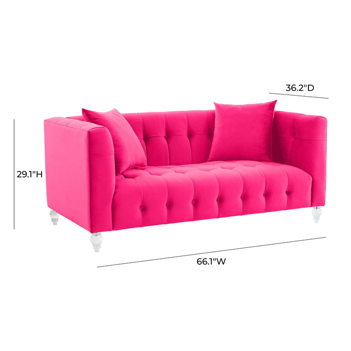 Bea - Velvet Loveseat