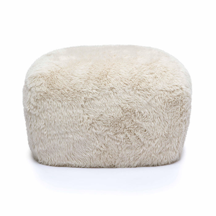 Britt - Vegan Shearling Ottoman