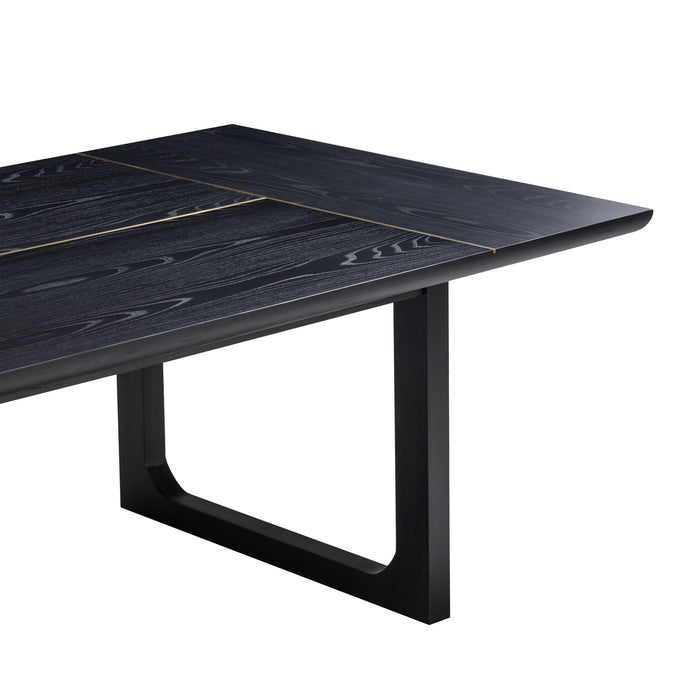 Shiloh Black Ash Rectangular Dining Table