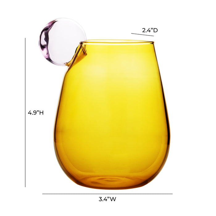 Boule - Water Glass (Set of 4) - Amber