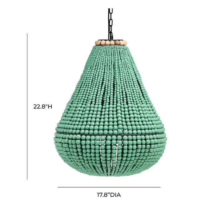 Palani - Bead Chandelier - Green