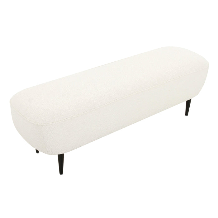 Denise - Boucle Bench - Cream