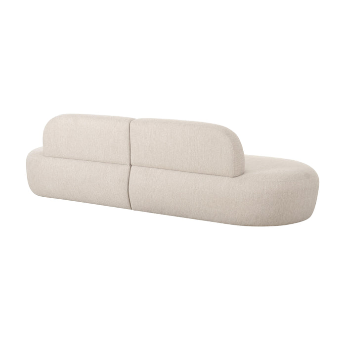 Broohah Beige Linen Sofa