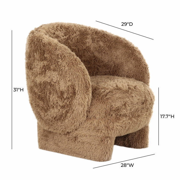 Kiki - Vegan Shearling Accent Chair