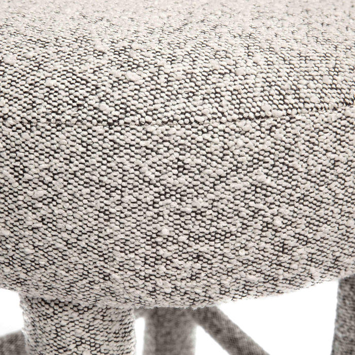 Carmel - Boucle and Solid Wood Counter Stool