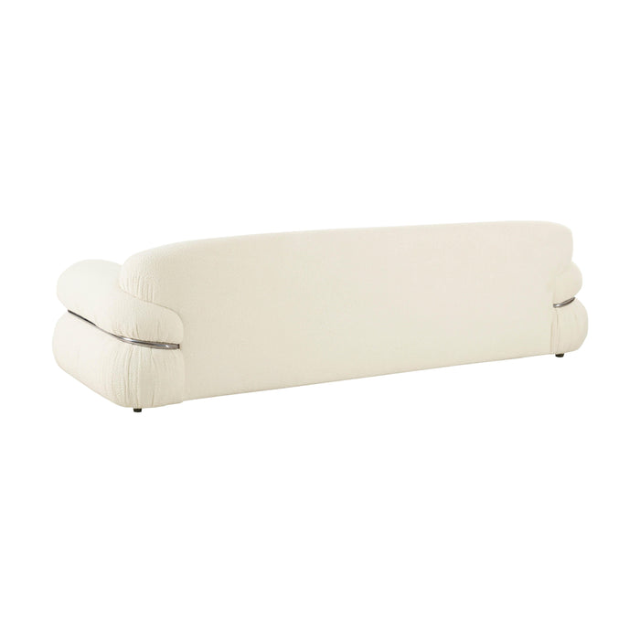 Leyla Cream Boucle Sofa