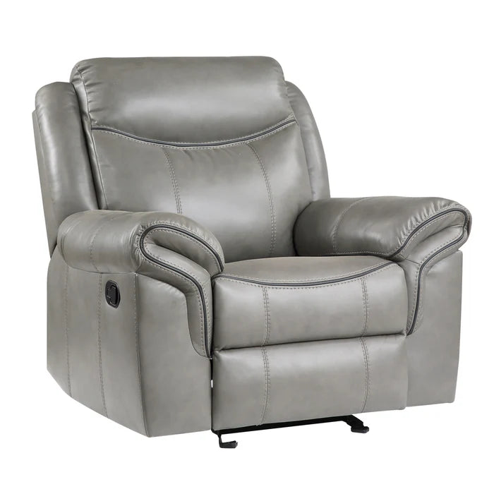 Aram - Reclining Sofa, Glider Loveseat, and Glider Recliner Combo