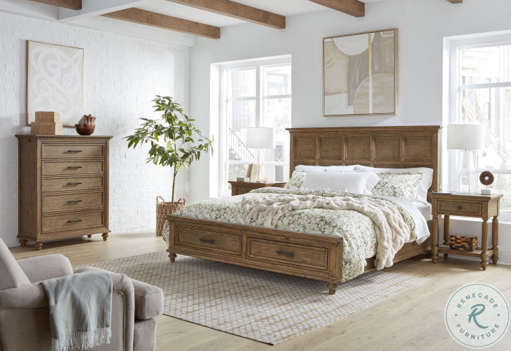 Hensley - Panel Bed w/ Storage