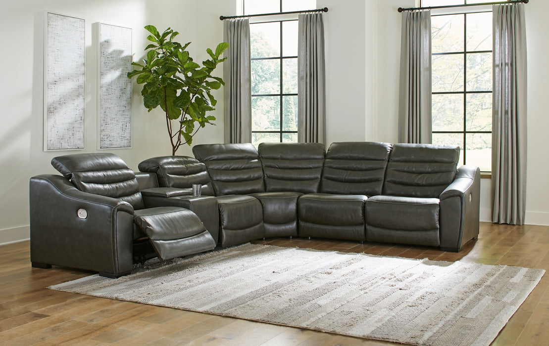 Center Line 6-Piece Power Reclining Sectional