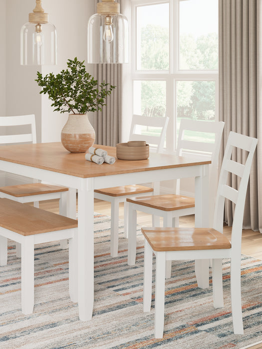 Gesthaven Dining Room Table Set (6/CN)