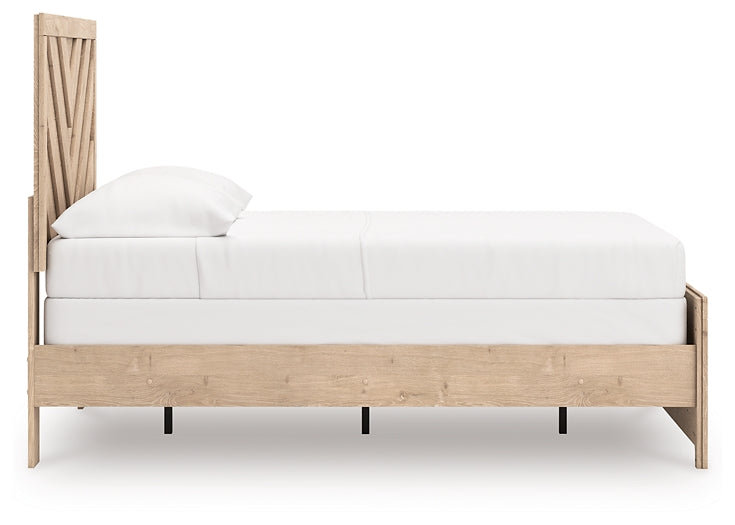 Sanginlane  Panel Bed