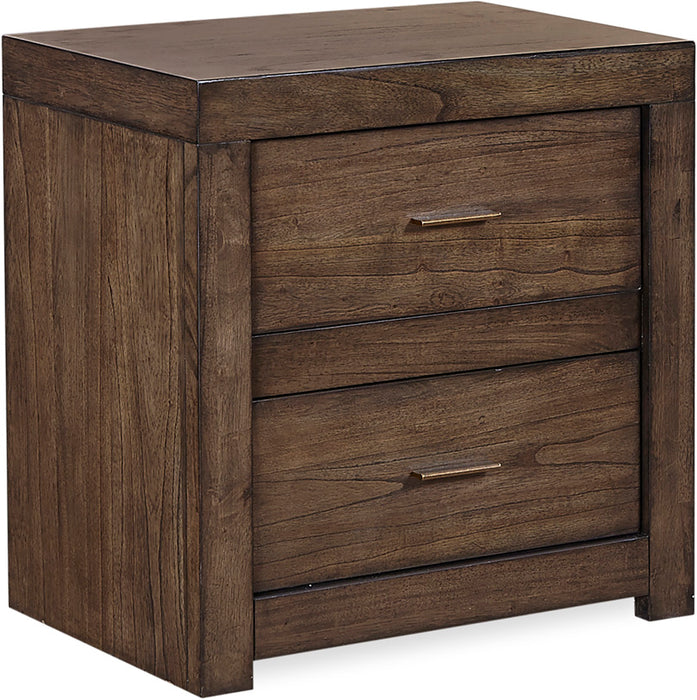 2 Drawer Nightstand w/ power