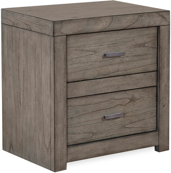 2 Drawer Nightstand w/ power