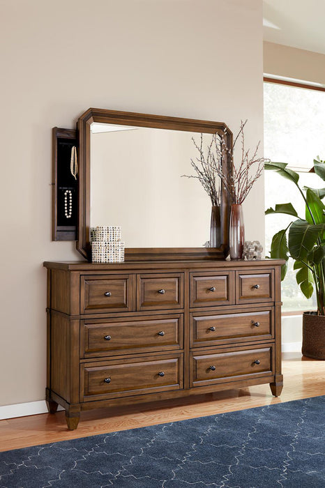 Mirror w/Jewelry Storage