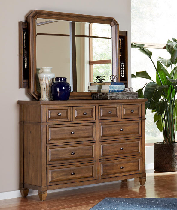 Mirror w/Jewelry Storage