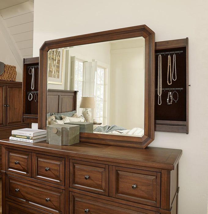 Mirror w/Jewelry Storage