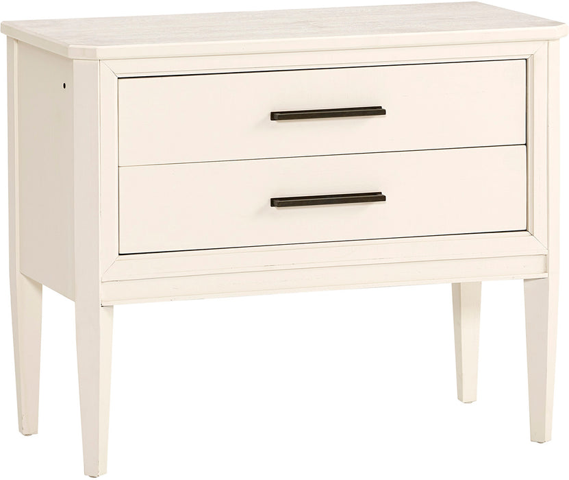 White Liv360 Nightstand