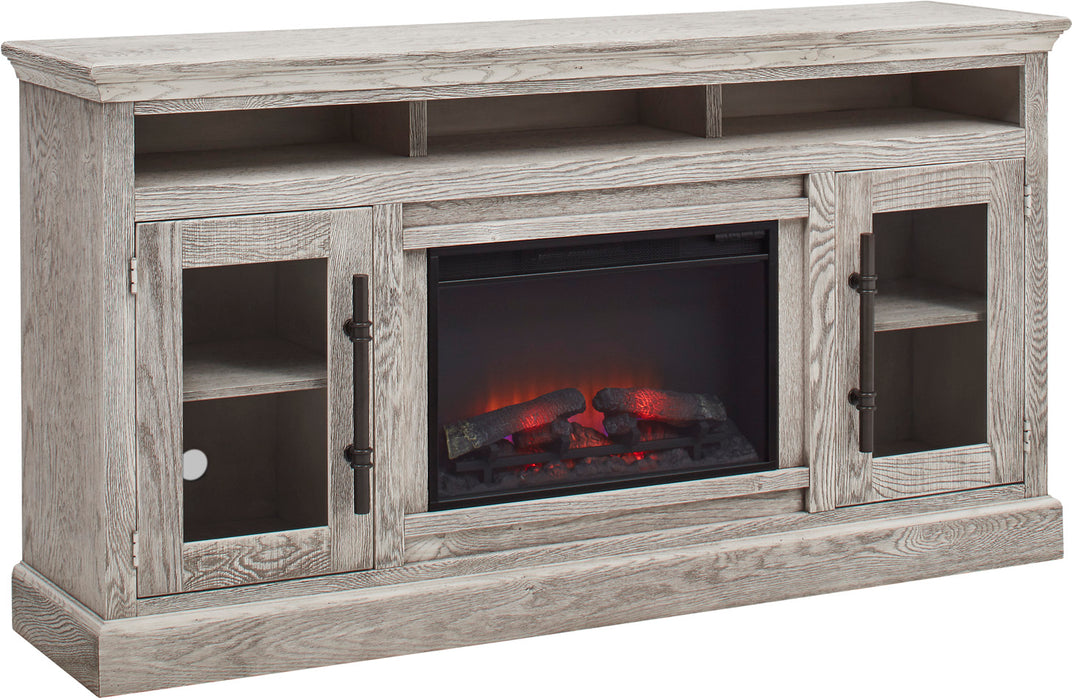 73" Highboy Fireplace Console