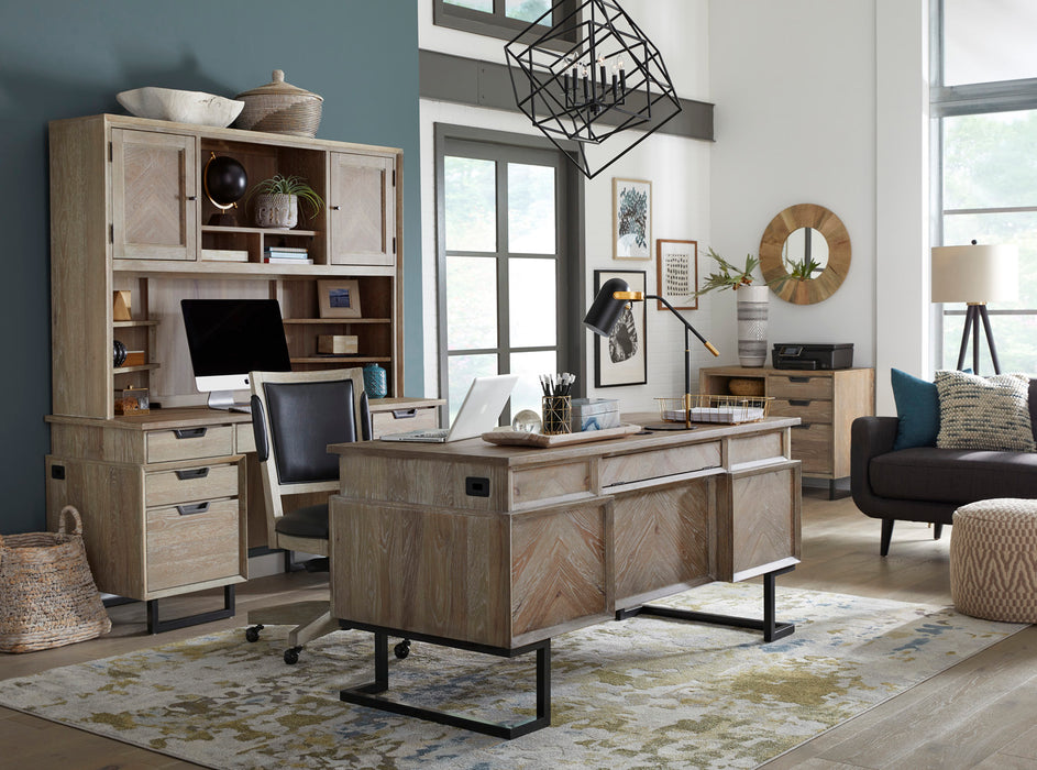 66" Credenza Hutch