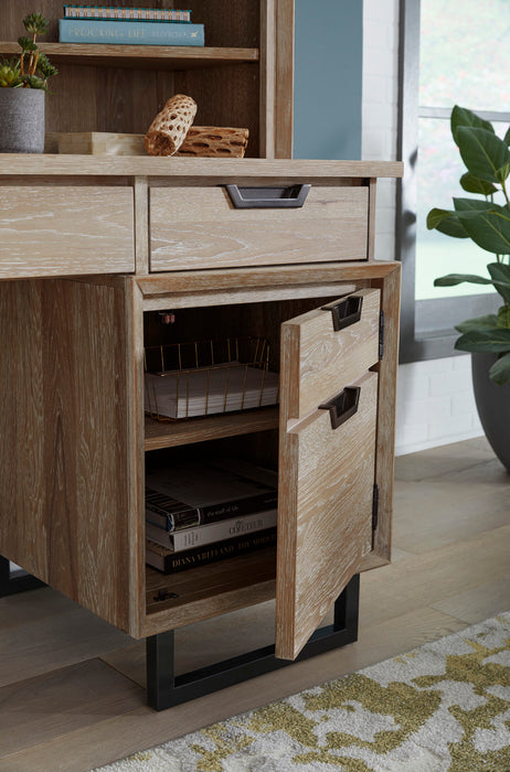 66" Credenza Hutch