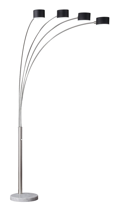 82.5"H 4 Arm Arc Floor Lamp