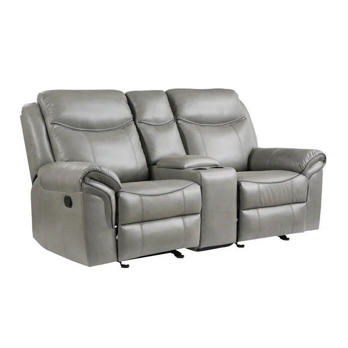 Aram - Reclining Sofa, Glider Loveseat, and Glider Recliner Combo