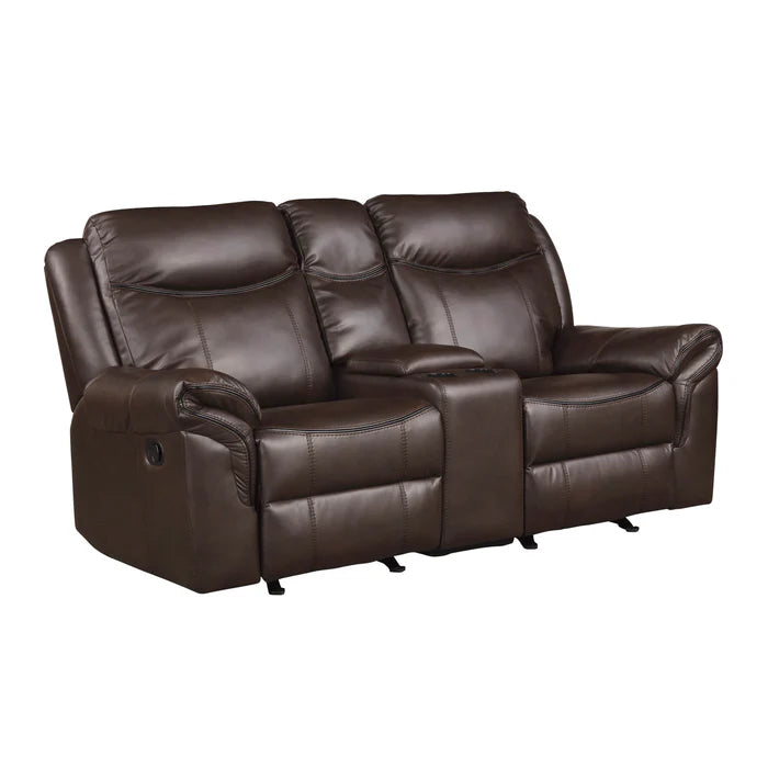 Aram - Reclining Sofa, Glider Loveseat, and Glider Recliner Combo