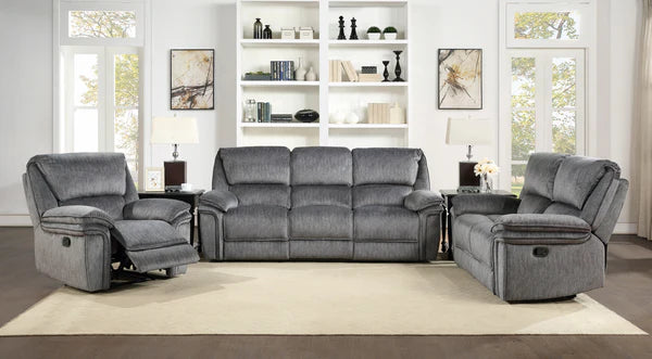 Muirfield Sofa, Loveseat, and Recliner Combo