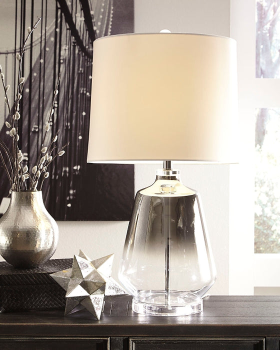 Jaslyn Glass Table Lamp (1/CN) Factory Furniture Mattress & More - Online or In-Store at our Phillipsburg Location Serving Dayton, Eaton, and Greenville. Shop Now.