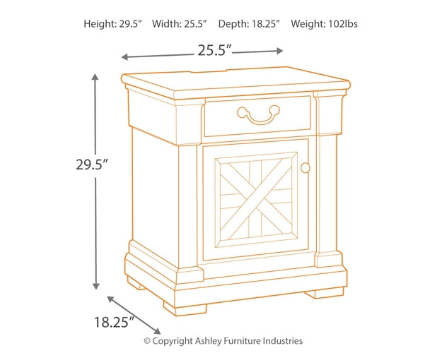 Bolanburg One Drawer Night Stand Factory Furniture Mattress & More - Online or In-Store at our Phillipsburg Location Serving Dayton, Eaton, and Greenville. Shop Now.