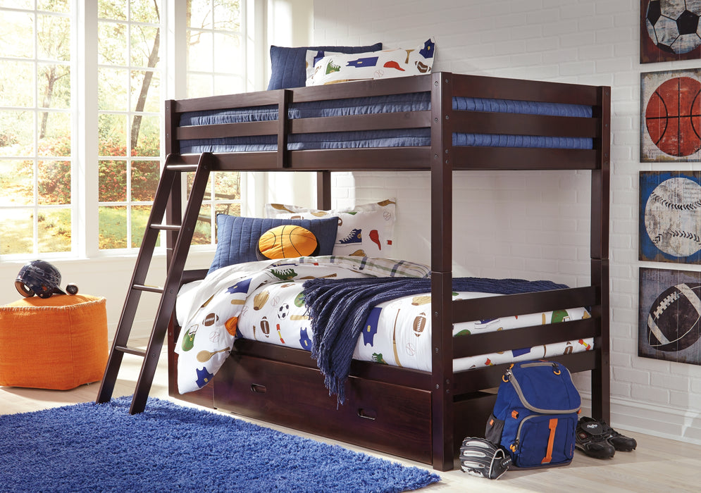 Halanton  Over Twin Bunk Bed With 1 Large Storage Drawer