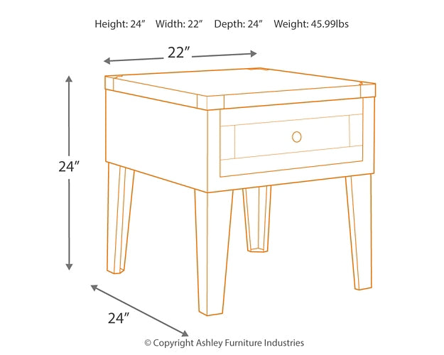 Chazney Rectangular End Table Factory Furniture Mattress & More - Online or In-Store at our Phillipsburg Location Serving Dayton, Eaton, and Greenville. Shop Now.