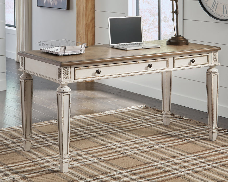 Realyn Home Office Desk Factory Furniture Mattress & More - Online or In-Store at our Phillipsburg Location Serving Dayton, Eaton, and Greenville. Shop Now.