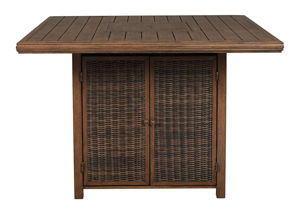 Paradise Trail Square Bar Table w/Fire Pit Factory Furniture Mattress & More - Online or In-Store at our Phillipsburg Location Serving Dayton, Eaton, and Greenville. Shop Now.