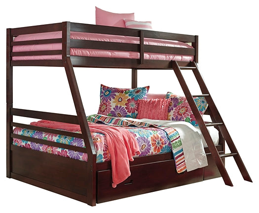 Halanton  Over Twin Bunk Bed With 1 Large Storage Drawer