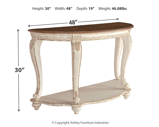 Realyn Sofa Table Factory Furniture Mattress & More - Online or In-Store at our Phillipsburg Location Serving Dayton, Eaton, and Greenville. Shop Now.