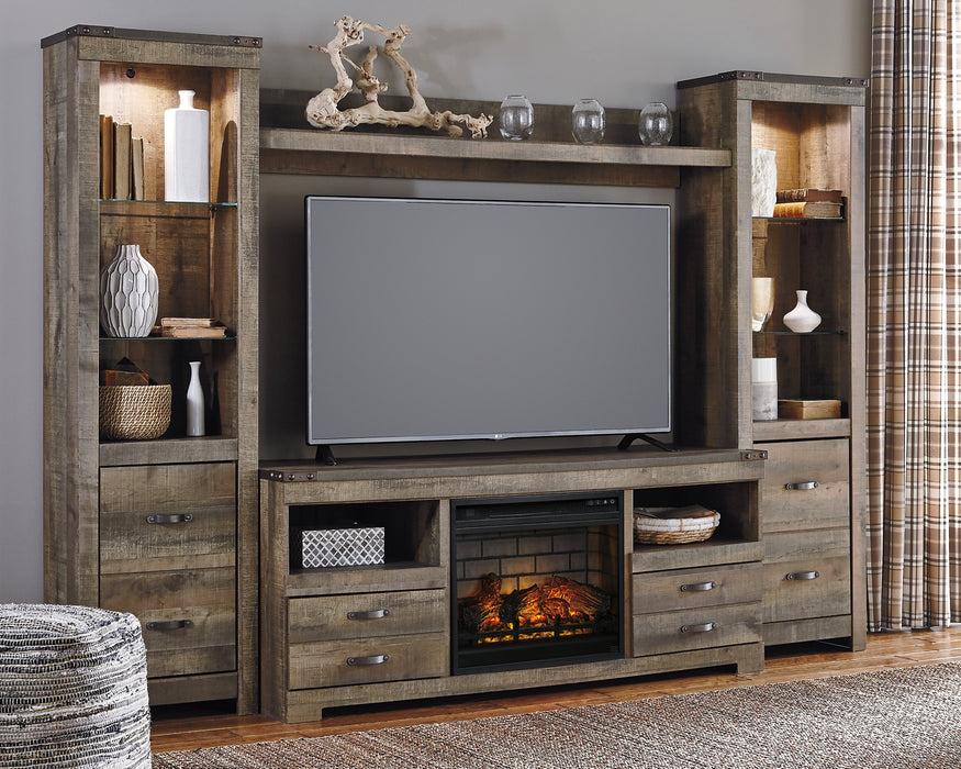 Trinell 4-Piece Entertainment Center with Electric Fireplace Factory Furniture Mattress & More - Online or In-Store at our Phillipsburg Location Serving Dayton, Eaton, and Greenville. Shop Now.