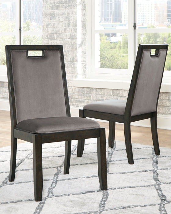 Hyndell Dining UPH Side Chair (2/CN) Factory Furniture Mattress & More - Online or In-Store at our Phillipsburg Location Serving Dayton, Eaton, and Greenville. Shop Now.