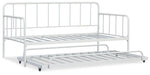 Trentlore Twin Metal Day Bed with Trundle Factory Furniture Mattress & More - Online or In-Store at our Phillipsburg Location Serving Dayton, Eaton, and Greenville. Shop Now.