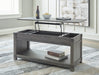 Freedan Rect Lift Top Cocktail Table Factory Furniture Mattress & More - Online or In-Store at our Phillipsburg Location Serving Dayton, Eaton, and Greenville. Shop Now.