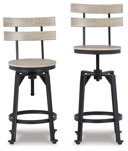 Karisslyn Swivel Barstool (2/CN) Factory Furniture Mattress & More - Online or In-Store at our Phillipsburg Location Serving Dayton, Eaton, and Greenville. Shop Now.