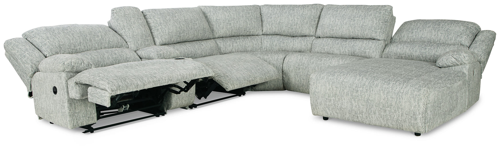 McClelland 6-Piece Reclining Sectional with Chaise Factory Furniture Mattress & More - Online or In-Store at our Phillipsburg Location Serving Dayton, Eaton, and Greenville. Shop Now.