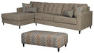 Flintshire 2-Piece Sectional with Ottoman Factory Furniture Mattress & More - Online or In-Store at our Phillipsburg Location Serving Dayton, Eaton, and Greenville. Shop Now.