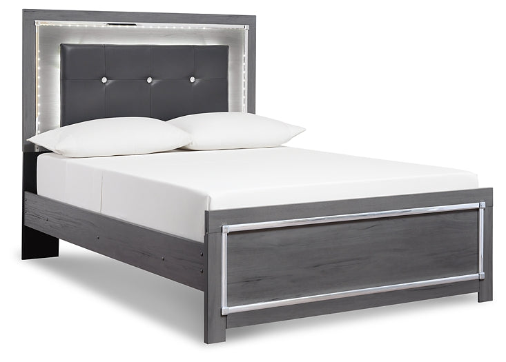 Lodanna King Panel Bed with Mirrored Dresser, Chest and 2 Nightstands Factory Furniture Mattress & More - Online or In-Store at our Phillipsburg Location Serving Dayton, Eaton, and Greenville. Shop Now.