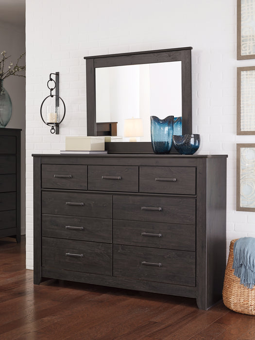 Brinxton King Panel Bed with Mirrored Dresser and 2 Nightstands Factory Furniture Mattress & More - Online or In-Store at our Phillipsburg Location Serving Dayton, Eaton, and Greenville. Shop Now.