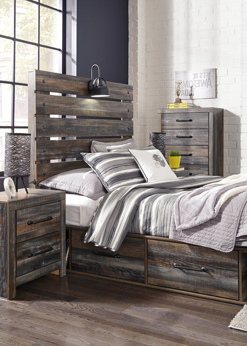 Drystan Full Panel Bed with 4 Storage Drawers with Mirrored Dresser Factory Furniture Mattress & More - Online or In-Store at our Phillipsburg Location Serving Dayton, Eaton, and Greenville. Shop Now.