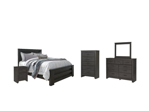 Brinxton Queen Panel Bed with Mirrored Dresser, Chest and Nightstand Factory Furniture Mattress & More - Online or In-Store at our Phillipsburg Location Serving Dayton, Eaton, and Greenville. Shop Now.