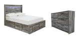 Baystorm Full Panel Bed with 6 Storage Drawers with Dresser Factory Furniture Mattress & More - Online or In-Store at our Phillipsburg Location Serving Dayton, Eaton, and Greenville. Shop Now.