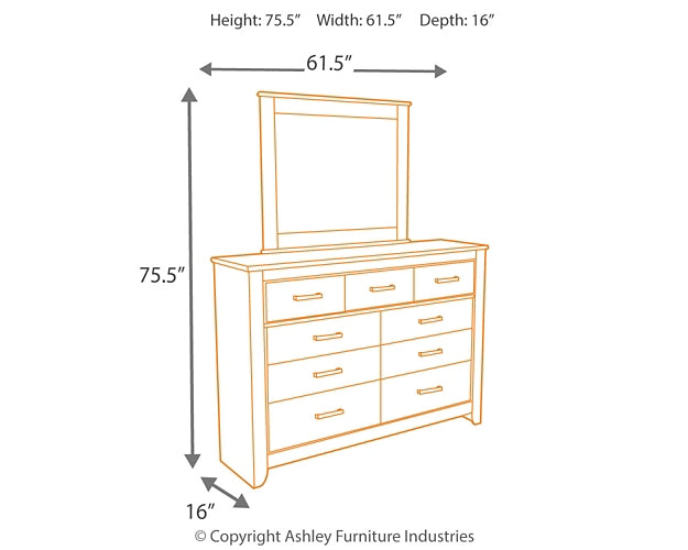 Zelen King/California King Panel Headboard with Mirrored Dresser Factory Furniture Mattress & More - Online or In-Store at our Phillipsburg Location Serving Dayton, Eaton, and Greenville. Shop Now.