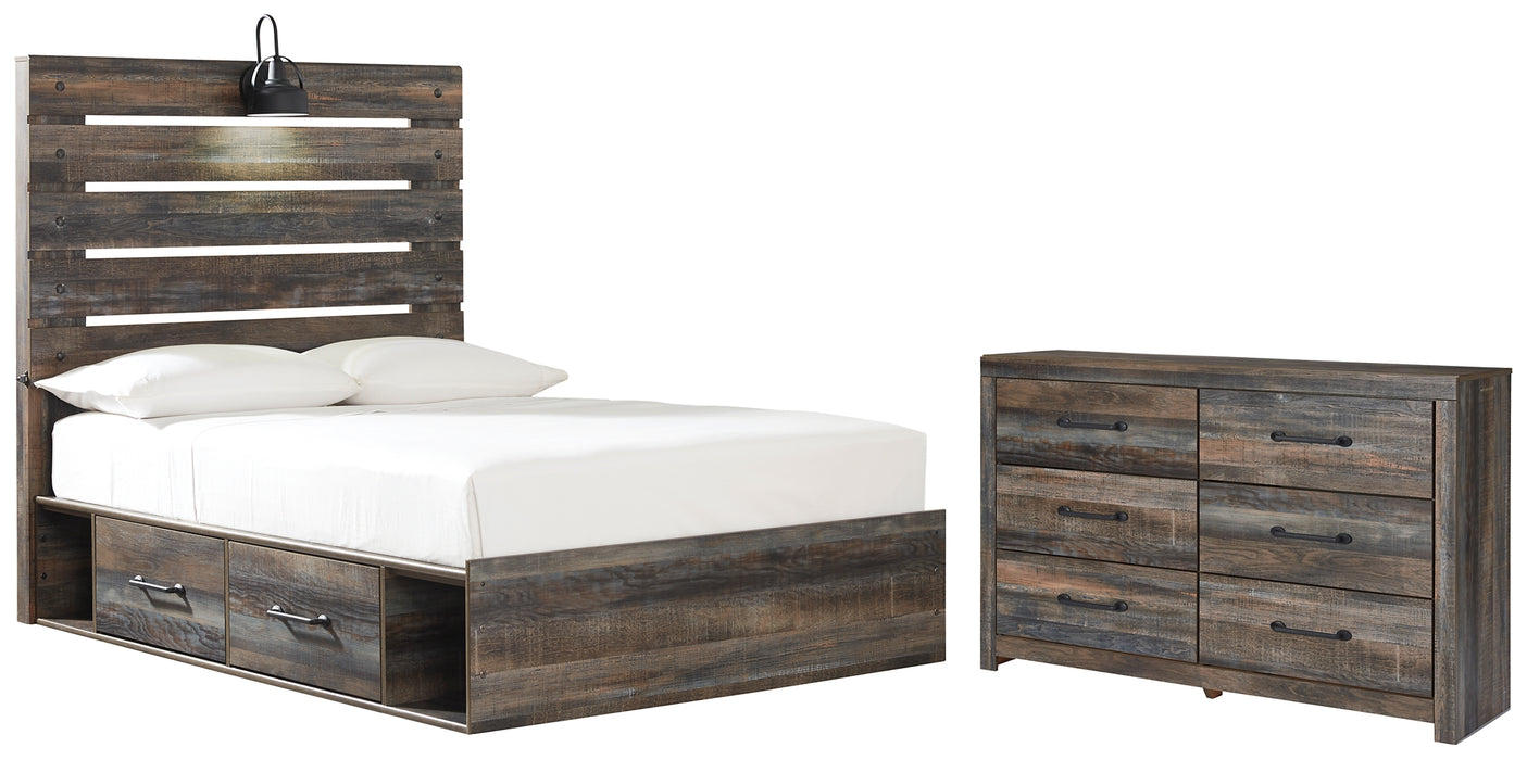 Drystan Twin Panel Bed with 2 Storage Drawers with Dresser Factory Furniture Mattress & More - Online or In-Store at our Phillipsburg Location Serving Dayton, Eaton, and Greenville. Shop Now.